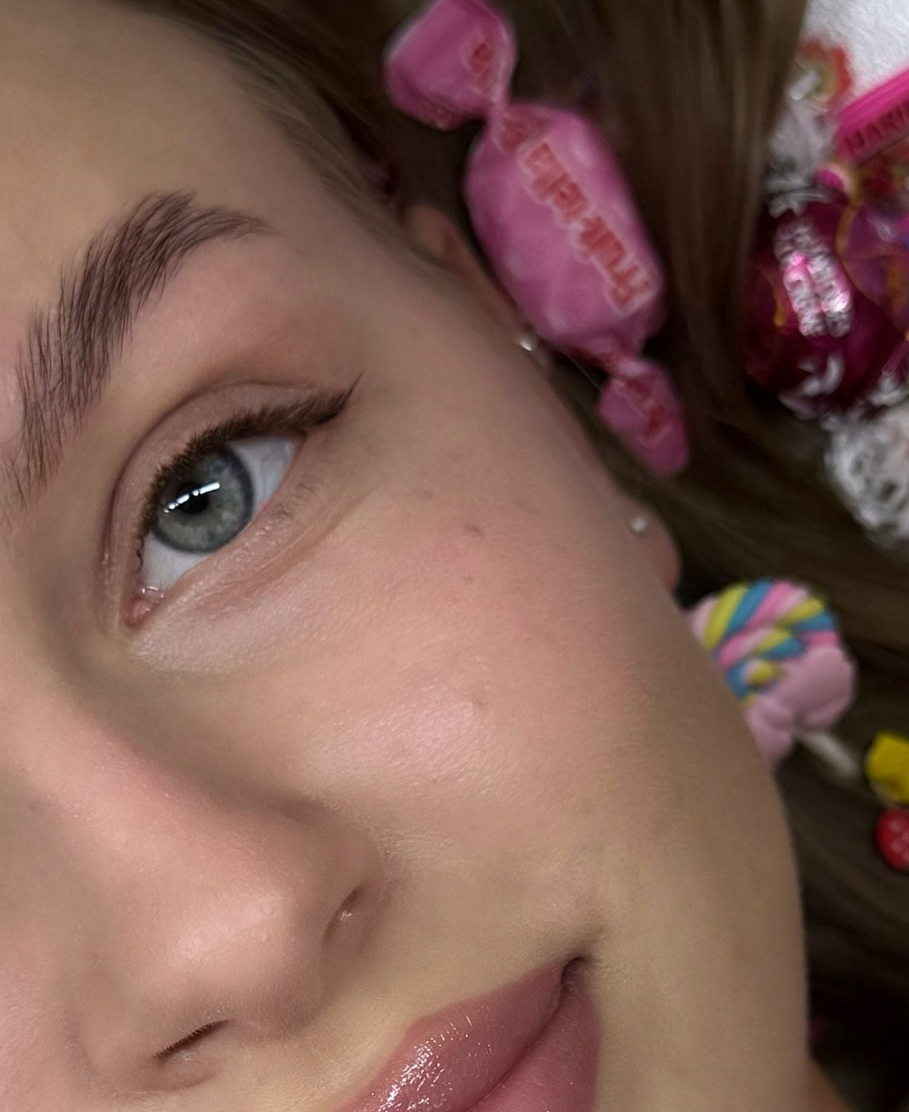 Lash lift transformation before and after by Marisa Andrei in London