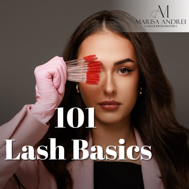 Eyelash extension training course in London led by expert lash trainer Marisa Andrei
